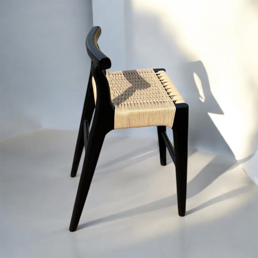 Oak counter stool